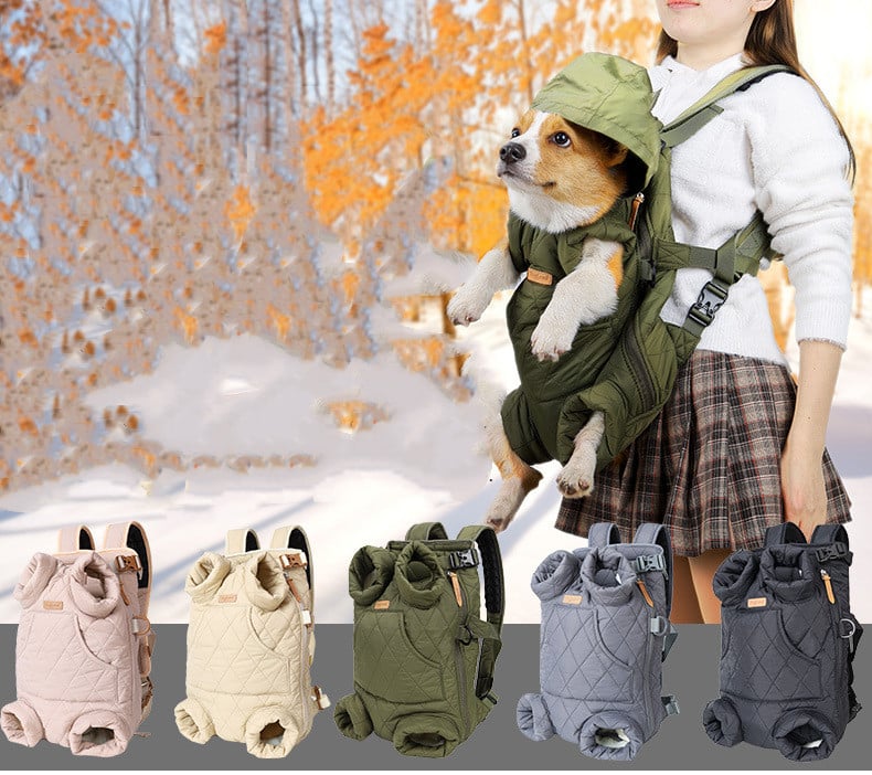 Adventure Pet Carrier Backpack — Warm, Portable & Hands-Free