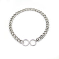 Stainless Steel Dog Collar for German Shepherd & Rottweiler