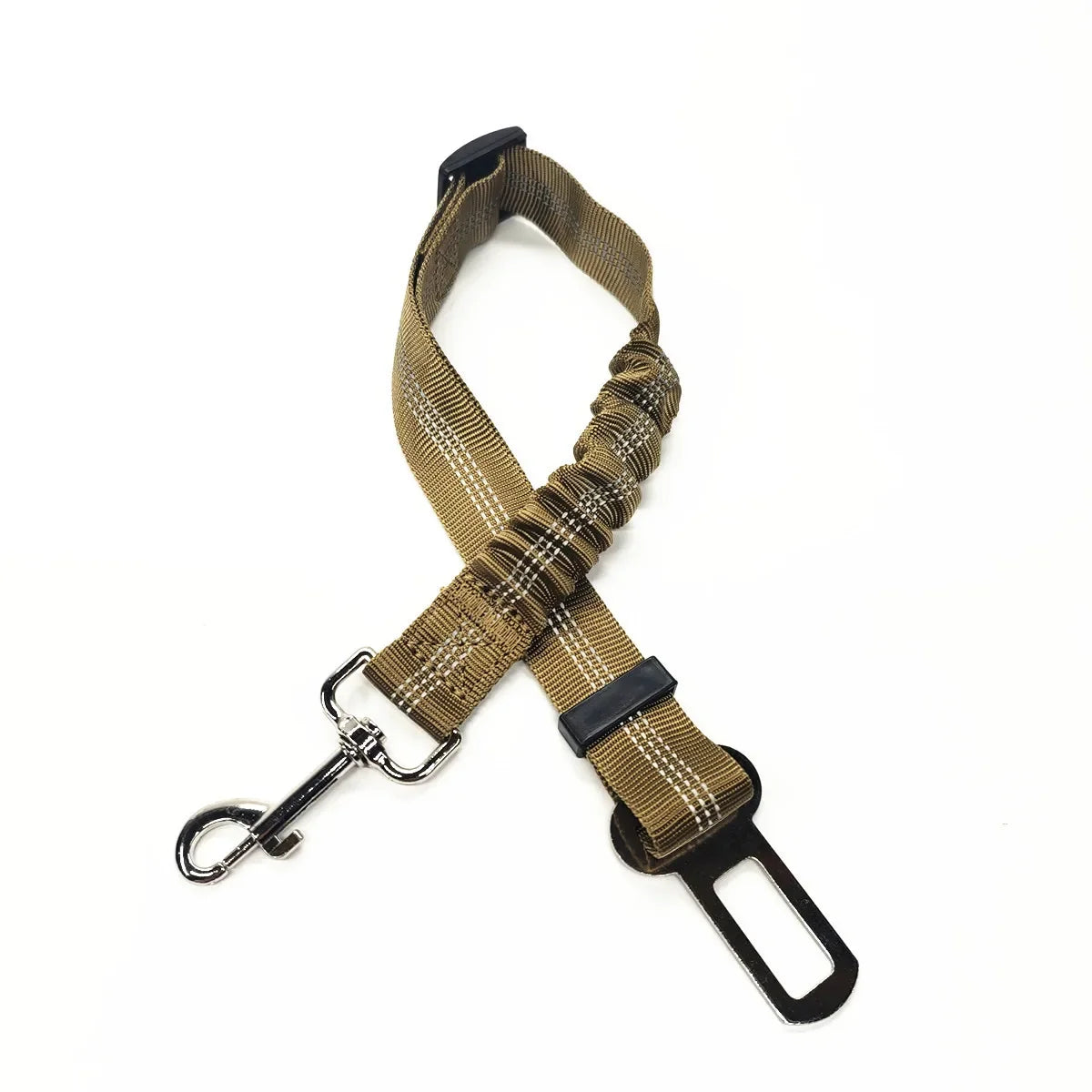 Reflective Safety Car Leash for Dogs — Retractable & Shock-Absorbing
