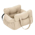 Washable Dog Car Seat Bed with Securing Straps