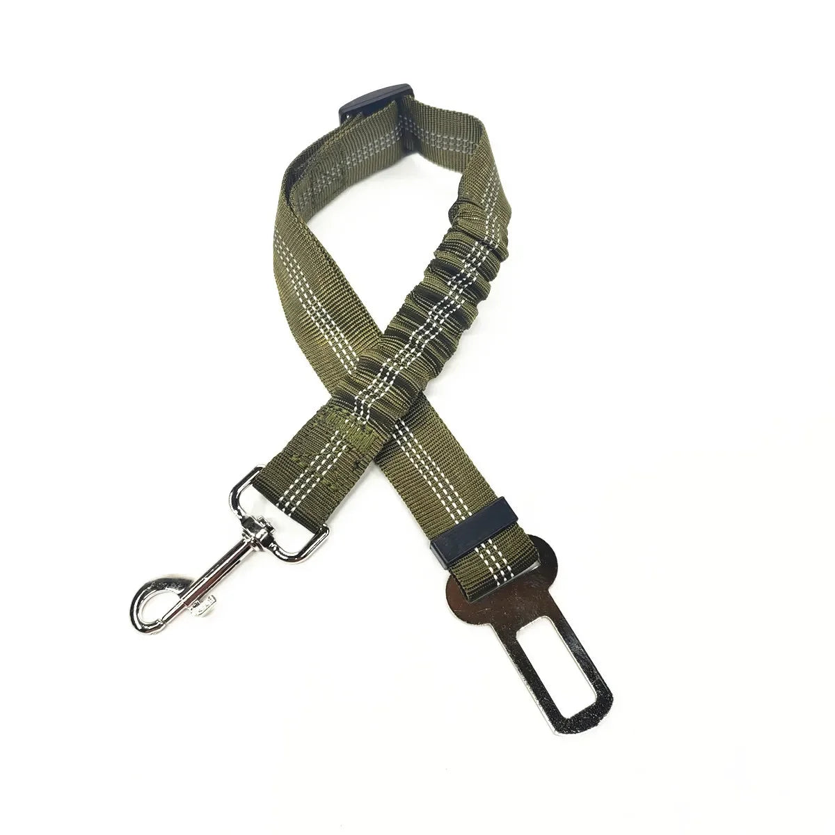 Reflective Safety Car Leash for Dogs — Retractable & Shock-Absorbing