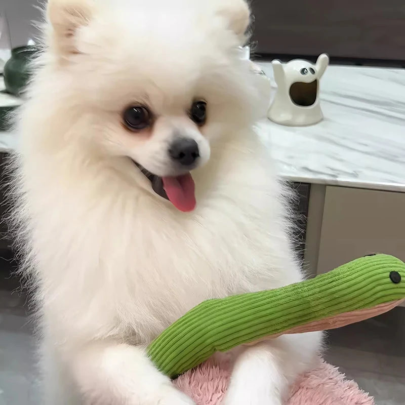 Fleece Snake Interactive Pet Toy, 16.5 in