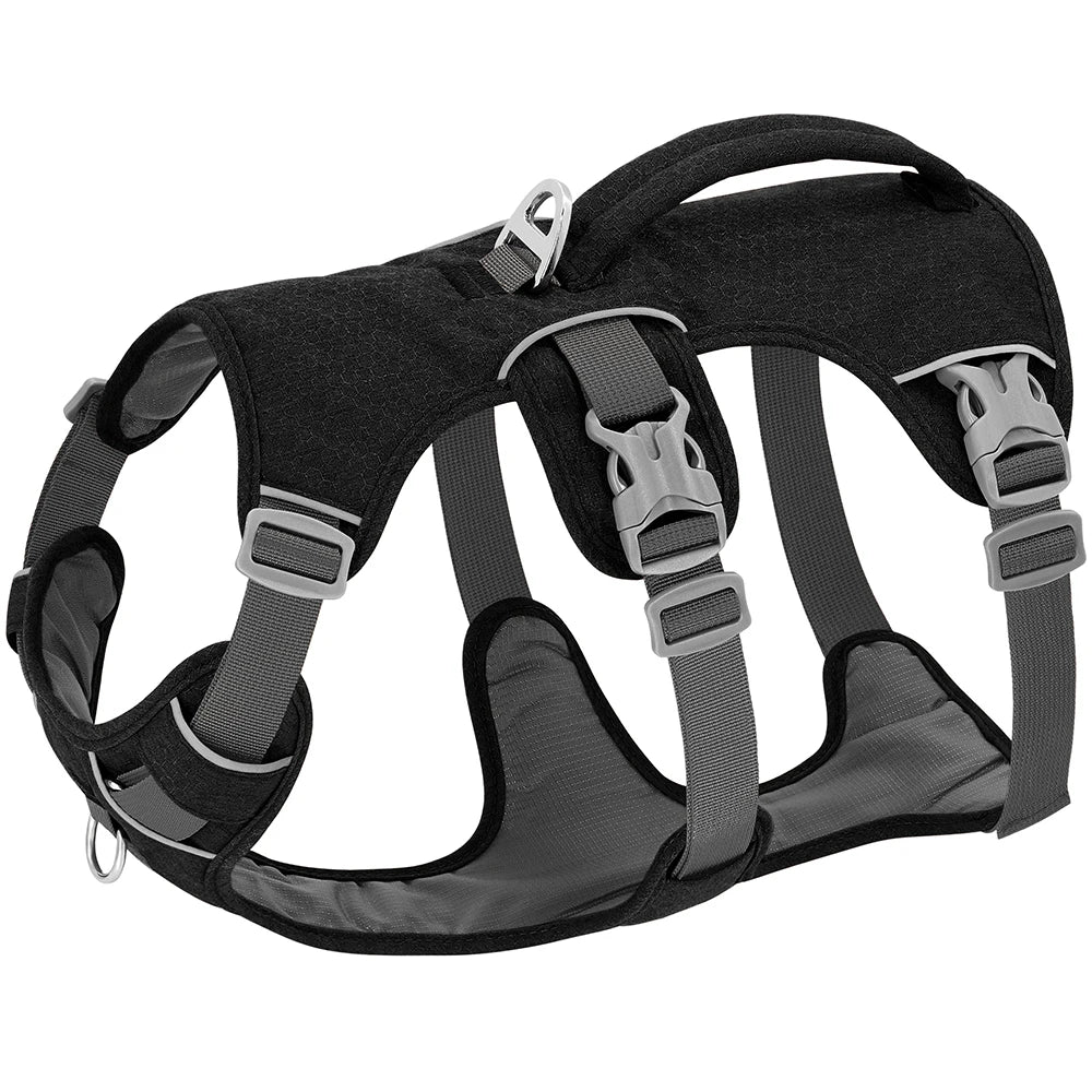 Escape Proof Dog Harness — Reflective No-Pull Vest with Handle for Small & Medium Dogs