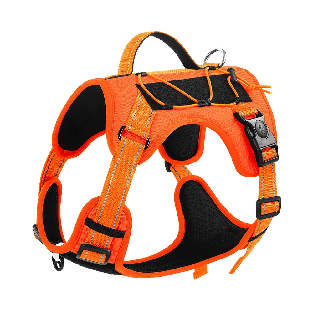 Reflective Tactical Dog Chest Harness | Adjustable Vest