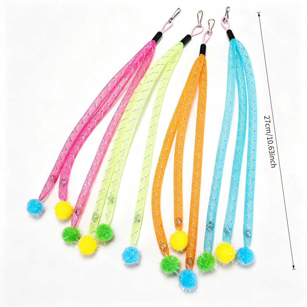 Cat Wand Refills with Bell & Pom-Pom – 2-Pack
