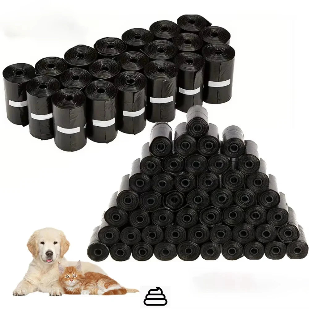 Dog Poop Bags Portable Pet Waste Bags Durable And Leak Proof Dog Garbage Bags With Dispenser Pet Cleaning Supplies For Outdoor