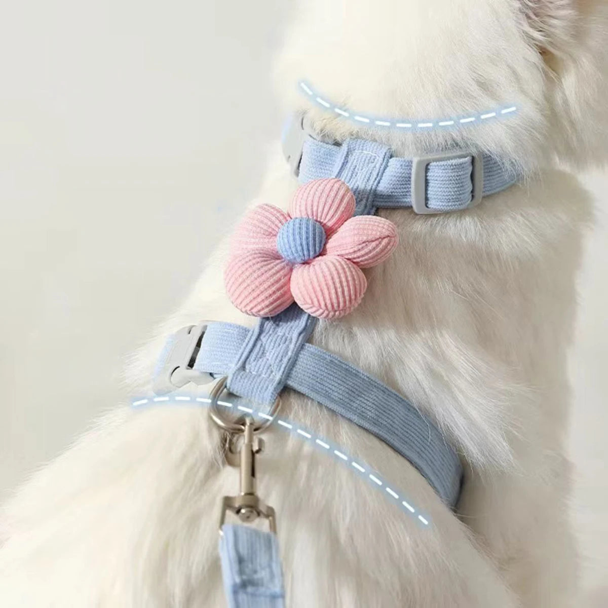 Cat Harness and Leash Sets Adjustable Dog Harness for Small Dog Leash Breashable Pet Harness Out Walking Dog Strap Cat Accessory