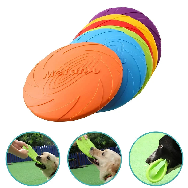TPR Flying Disc Dog Toy for Fetch