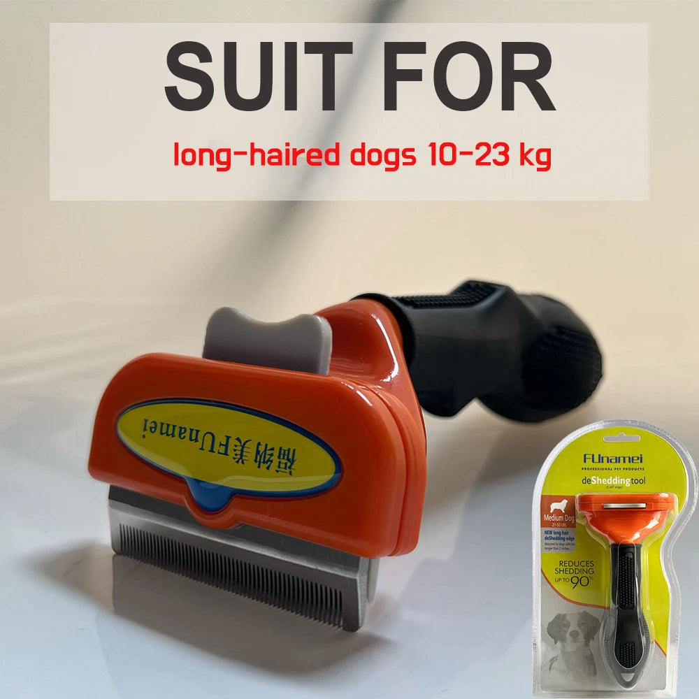Self-Cleaning Deshedding Brush