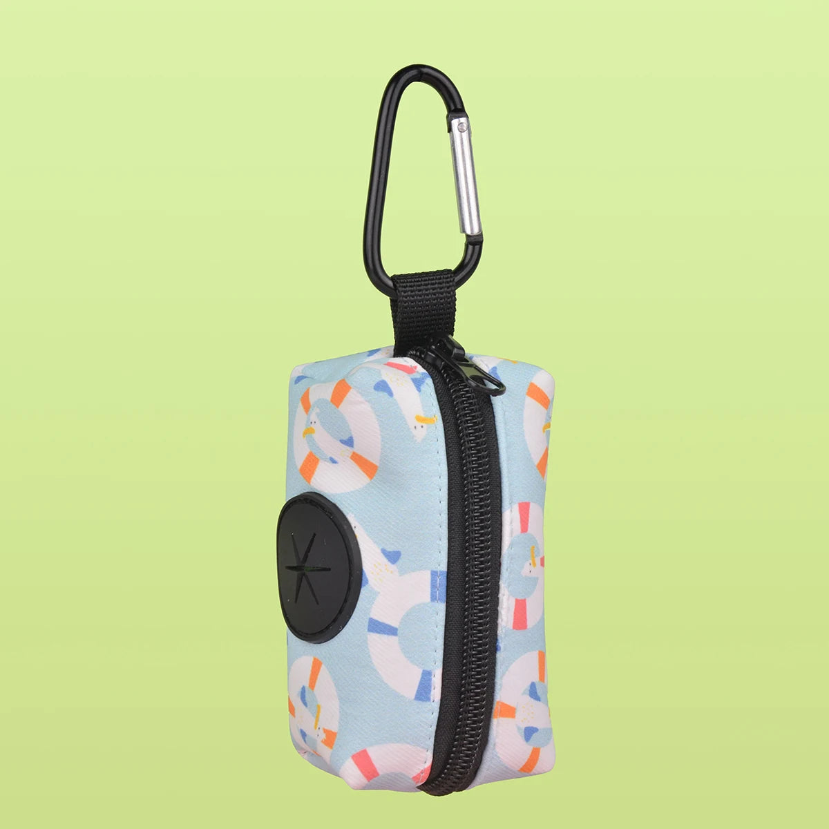 1pcs Outdoor Portable Dog Poo Bag Dispenser, Durable Dog Leather Strap Attachment (Without Poo Bag And Leash)