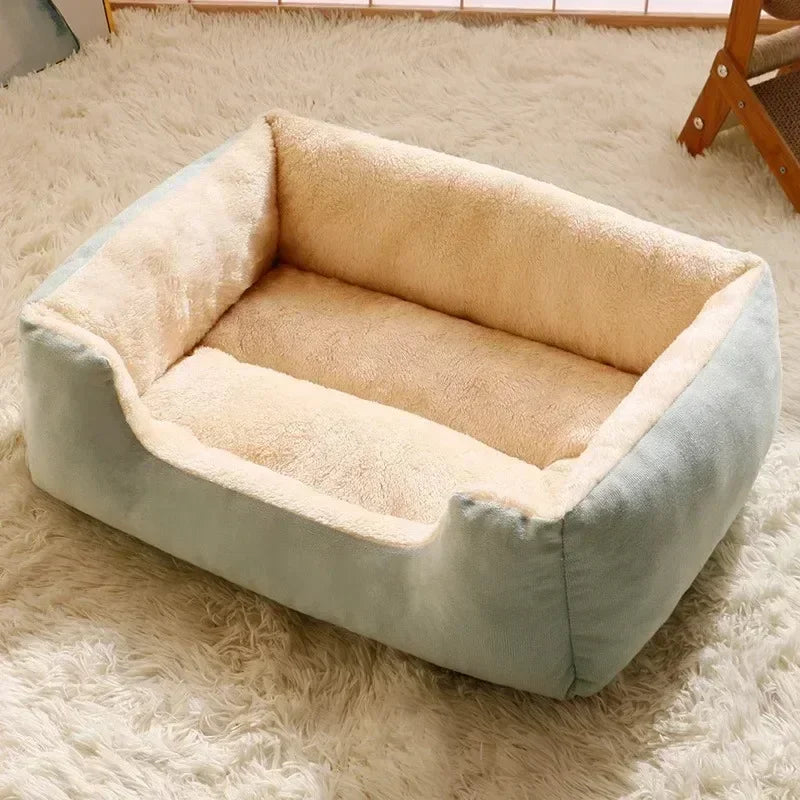 Plush Cat Bed Cushion, 43 × 34 cm