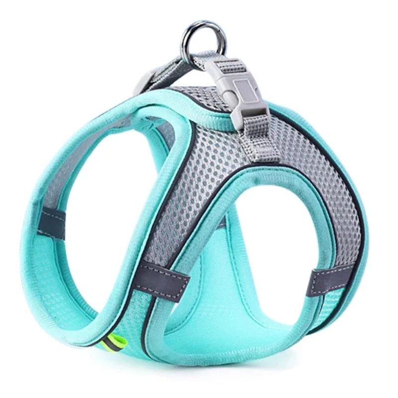Reflective Mesh Harness & Leash Set for Cats and Small Dogs