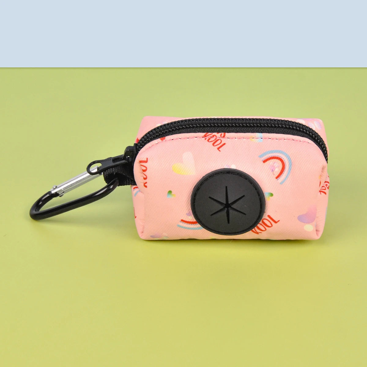 1pcs Outdoor Portable Dog Poo Bag Dispenser, Durable Dog Leather Strap Attachment (Without Poo Bag And Leash)