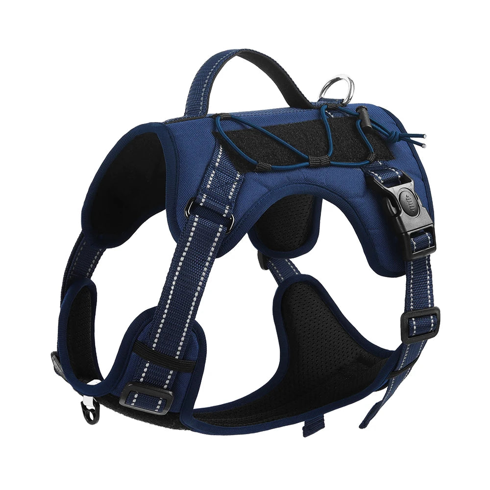 Reflective Tactical Dog Chest Harness | Adjustable Vest