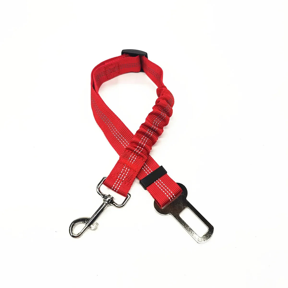 Reflective Safety Car Leash for Dogs — Retractable & Shock-Absorbing
