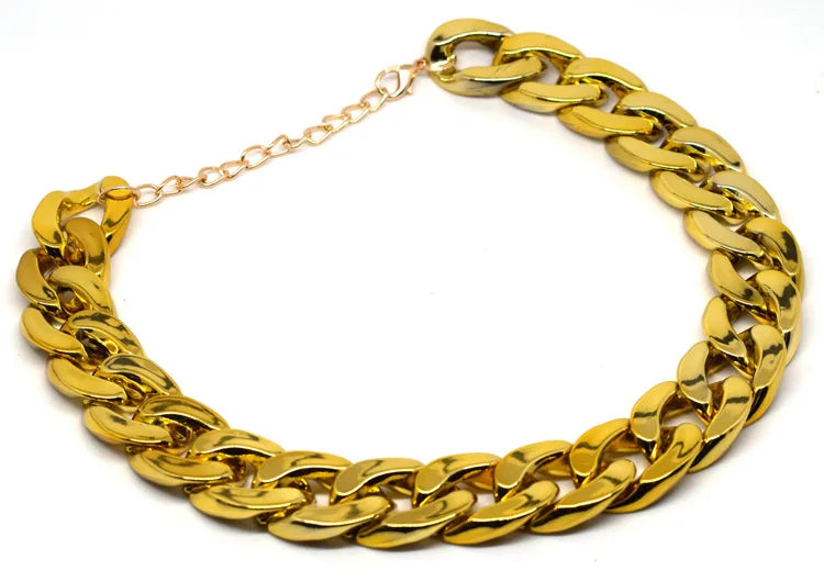 Dog Chain Collar for Small Medium Dogs Pitbull Beagle Bulldog Necklace Silvery/Golden Plated Fashion Pet Jewelry Accessories