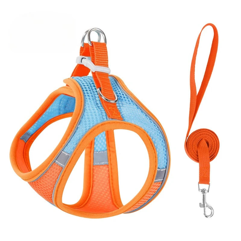 Reflective Dog Harness Vest with 1.5 m Leash