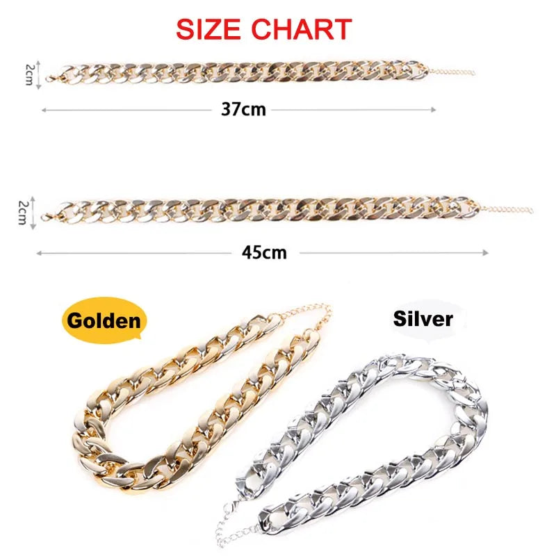 Dog Chain Collar for Small Medium Dogs Pitbull Beagle Bulldog Necklace Silvery/Golden Plated Fashion Pet Jewelry Accessories