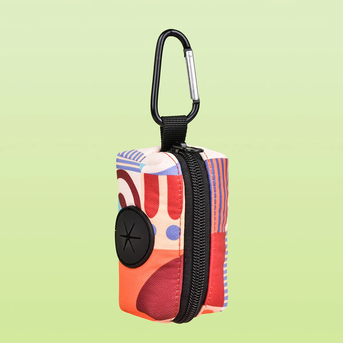 1pcs Outdoor Portable Dog Poo Bag Dispenser, Durable Dog Leather Strap Attachment (Without Poo Bag And Leash)