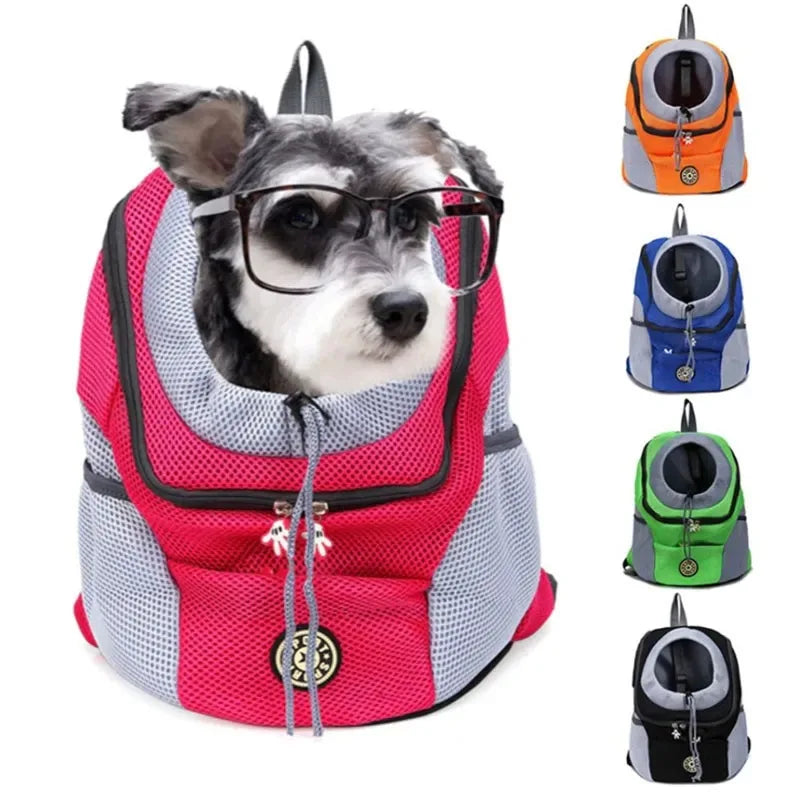 Adventure Pet Carrier Backpack — Breathable Mesh, Front & Back Wear