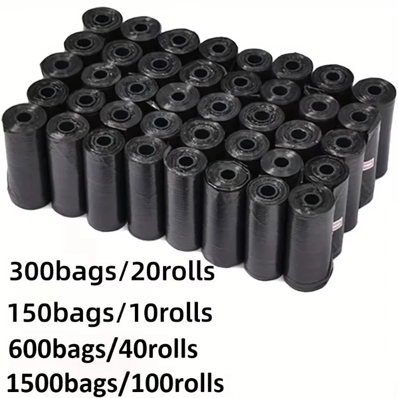 Dog Poop Bags Portable Pet Waste Bags Durable And Leak Proof Dog Garbage Bags With Dispenser Pet Cleaning Supplies For Outdoor