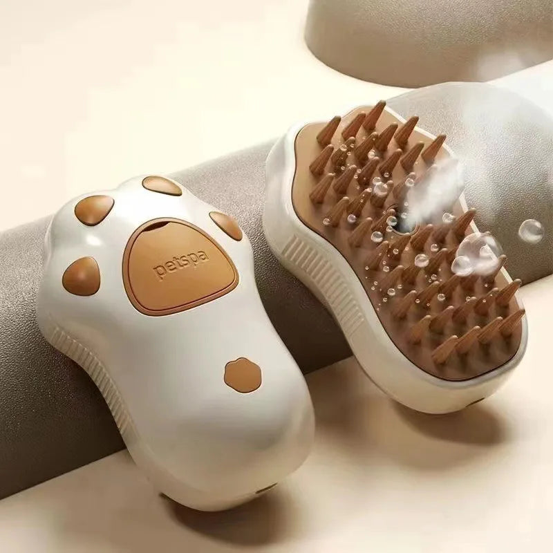 1pc Pet Cat Spray Comb Electric Water Spray Soft Silicone Pet Hair Removal Grooming Brush Dog Cat Accessories