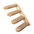Large Cat Climbing Stairs, Solid Wood Ledge Cat Climbing Frame, Wall-Mounted Segmented Cat Stairs, Wooden Cat Climbing Ladder