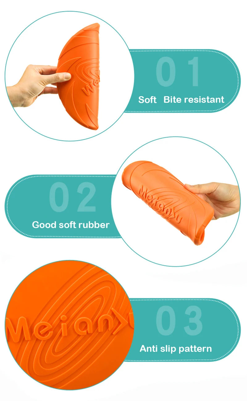 TPR Flying Disc Dog Toy for Fetch