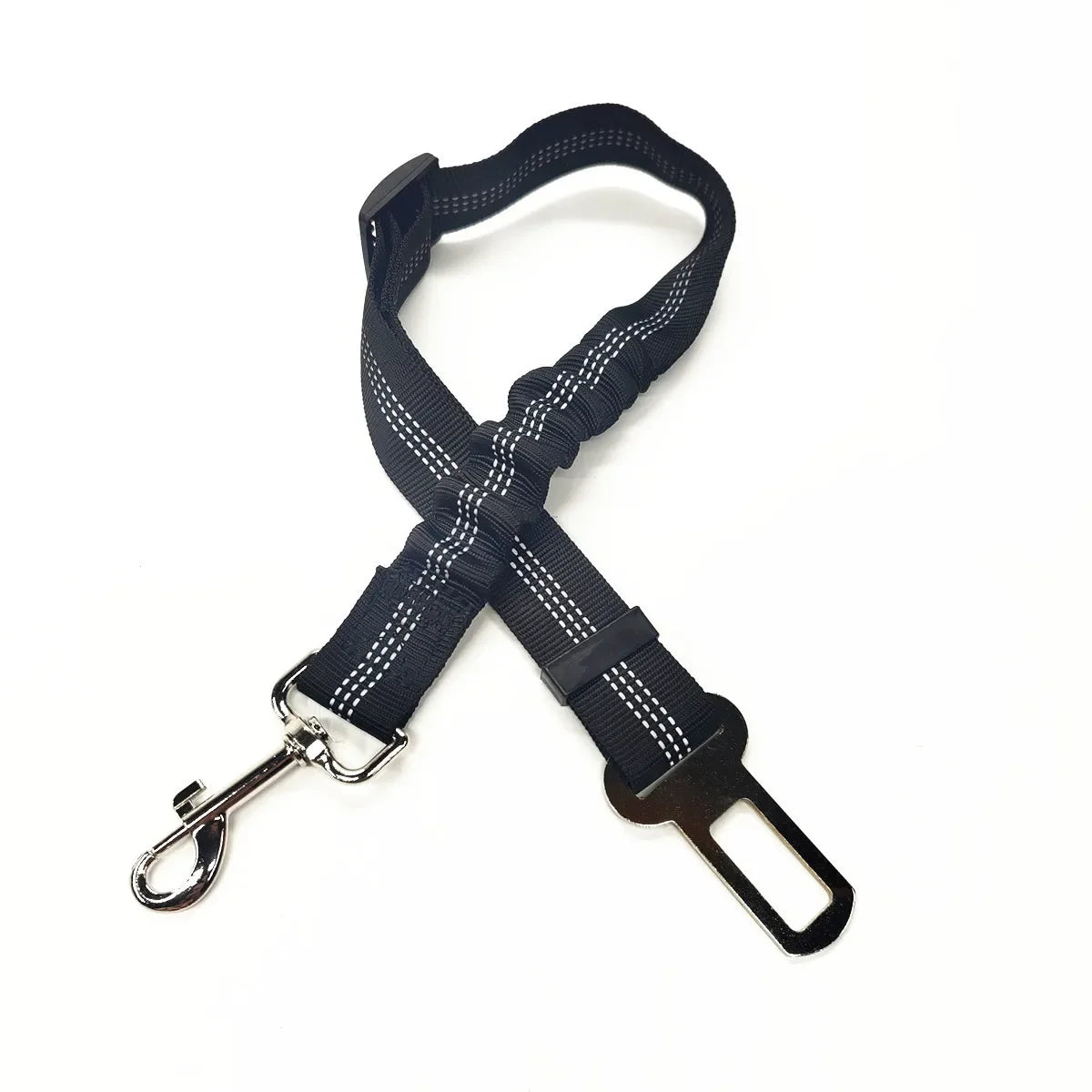 Reflective Safety Car Leash for Dogs — Retractable & Shock-Absorbing