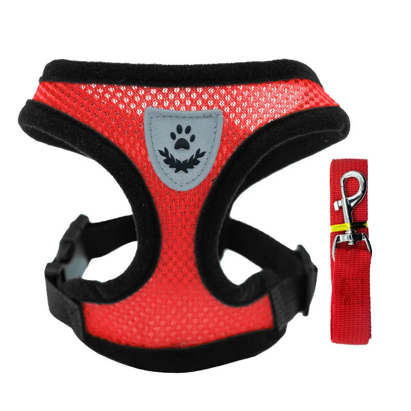 Breathable Small Dog & Cat Harness Set