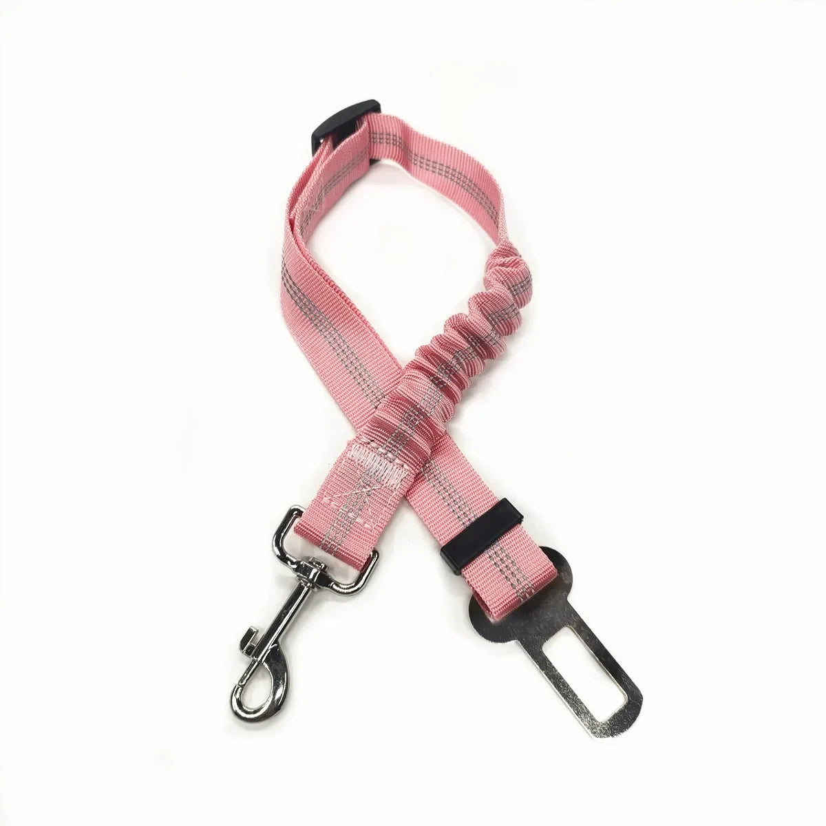 Reflective Safety Car Leash for Dogs — Retractable & Shock-Absorbing