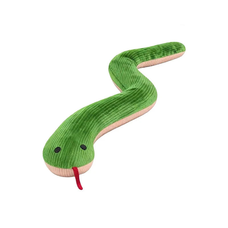 Fleece Snake Interactive Pet Toy, 16.5 in