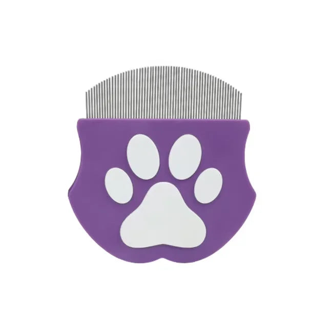Flea Comb for Cats & Dogs‑Pet Grooming Comb Curved Design For Face & Body Mini Detangling Brush For Pets