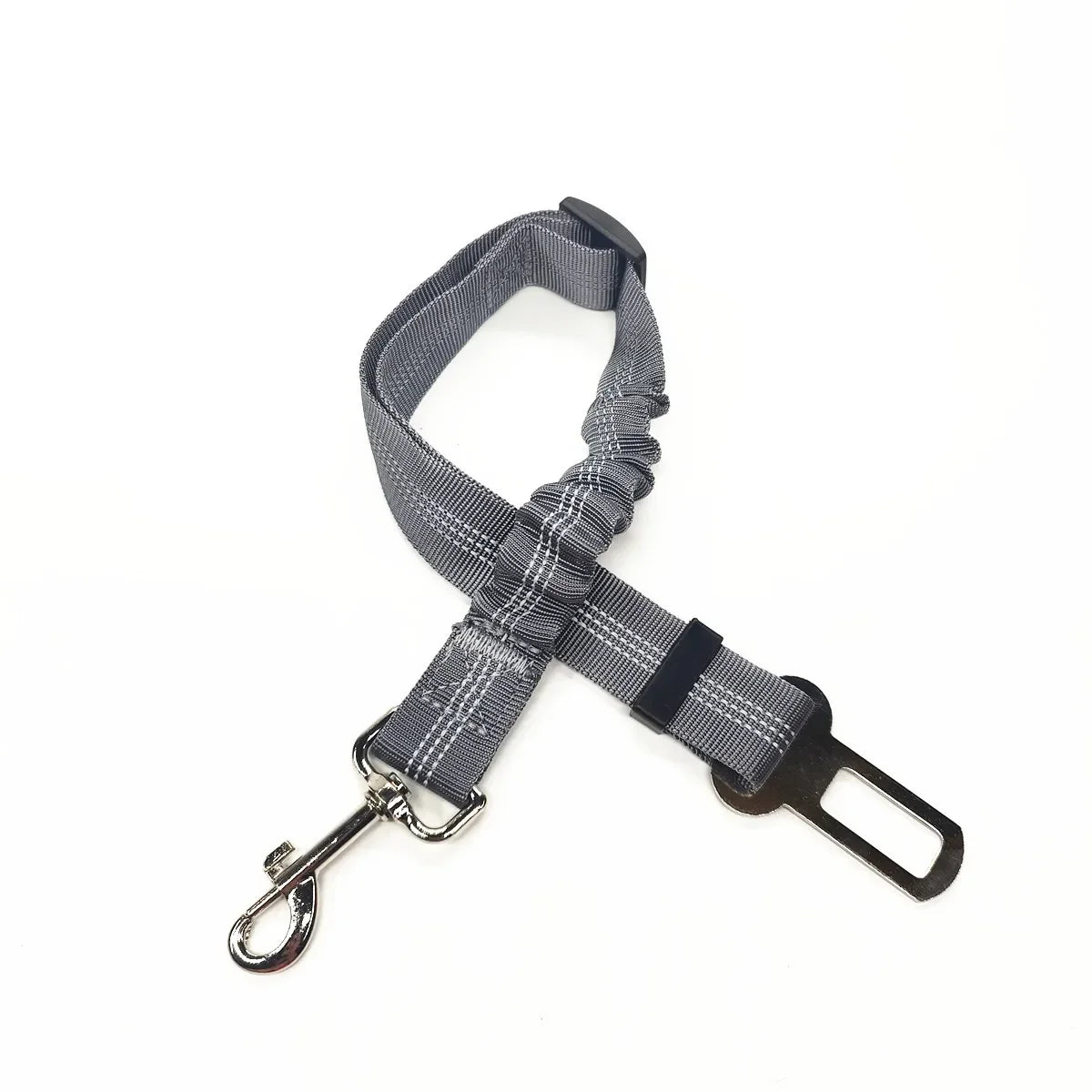Reflective Safety Car Leash for Dogs — Retractable & Shock-Absorbing
