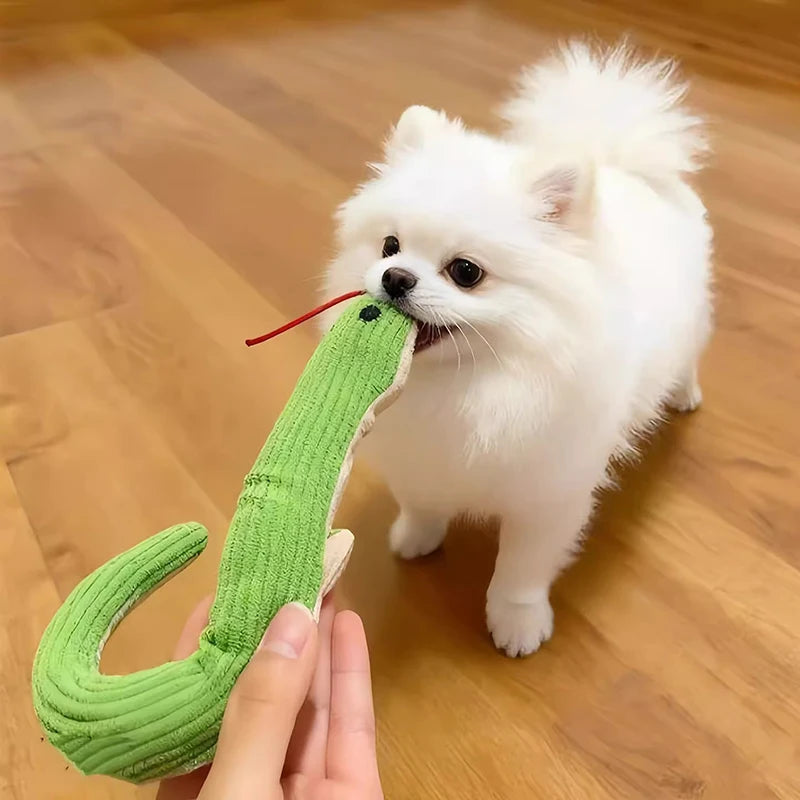 Fleece Snake Interactive Pet Toy, 16.5 in