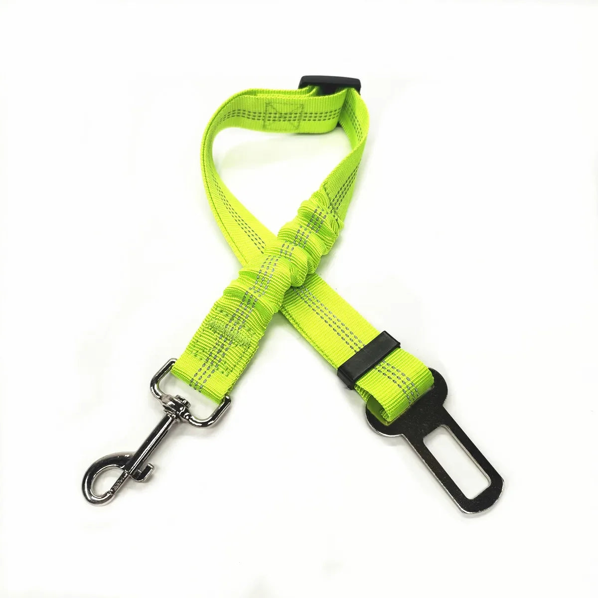 Reflective Safety Car Leash for Dogs — Retractable & Shock-Absorbing