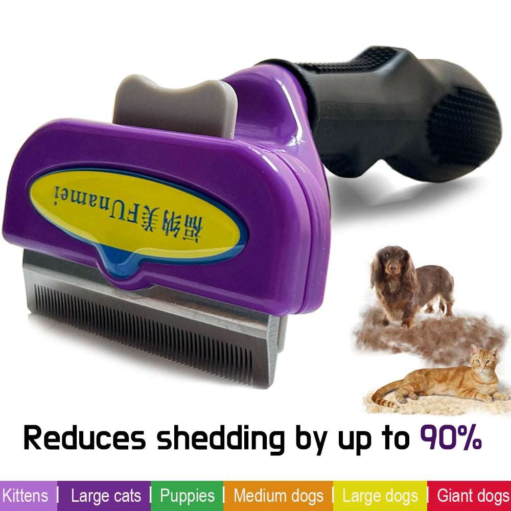 Self-Cleaning Deshedding Brush