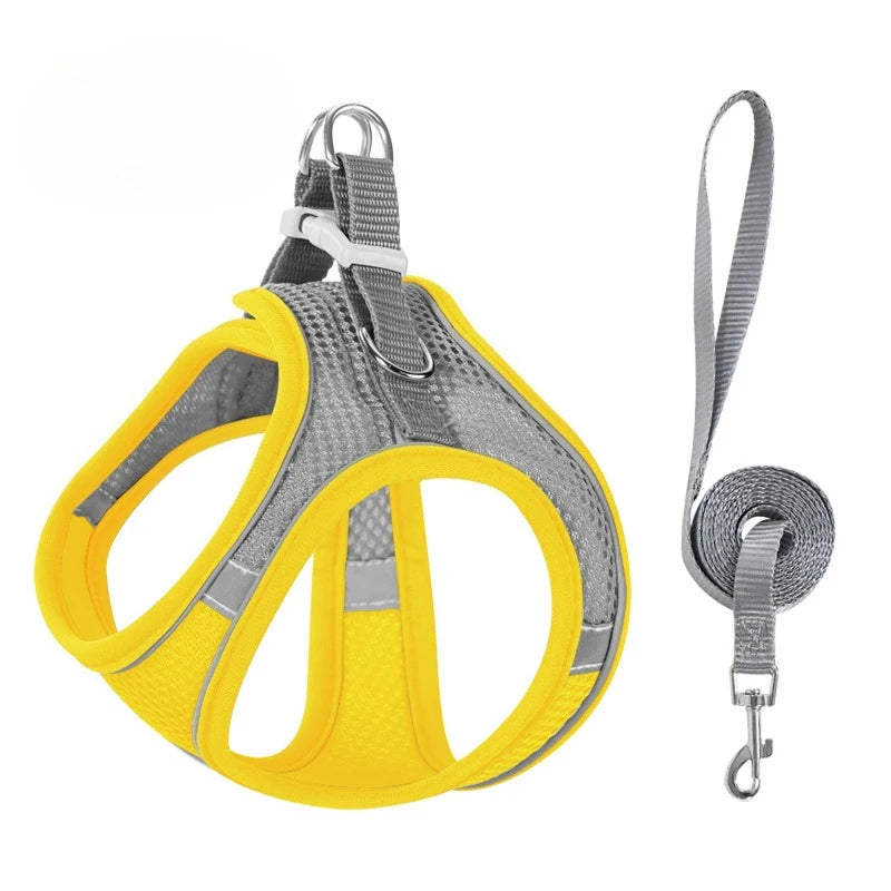 Reflective Dog Harness Vest with 1.5 m Leash