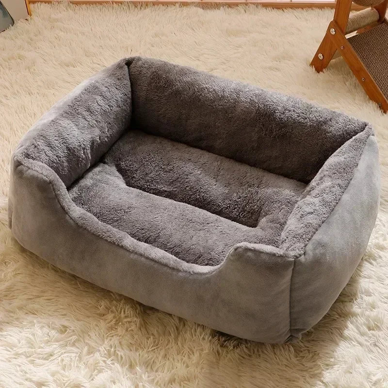 Plush Cat Bed Cushion, 43 × 34 cm