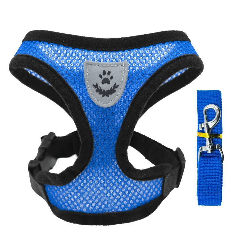 Breathable Small Dog & Cat Harness Set