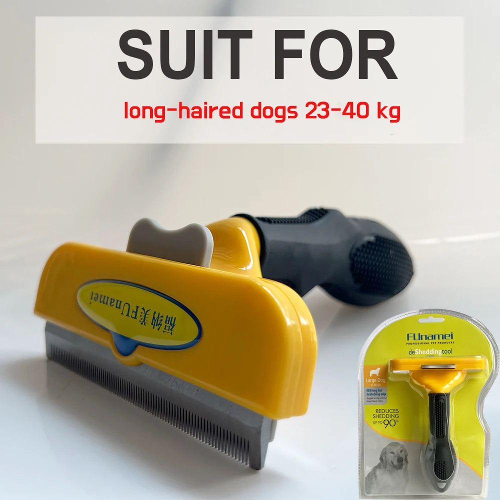 Self-Cleaning Deshedding Brush