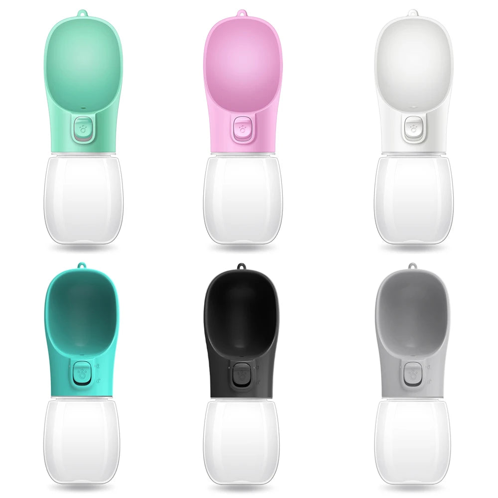 Portable Dog Water Bottle with Built-In Bowl | THE PETIVO