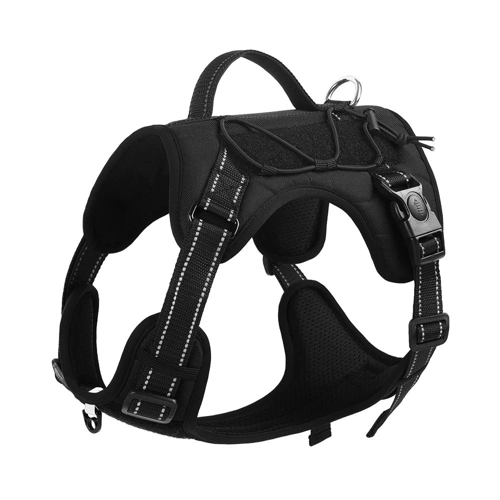 Reflective Tactical Dog Chest Harness | Adjustable Vest