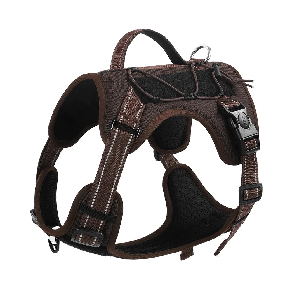 Reflective Tactical Dog Chest Harness | Adjustable Vest