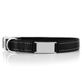 Reflective Stainless Steel Dog Collar, Customizable