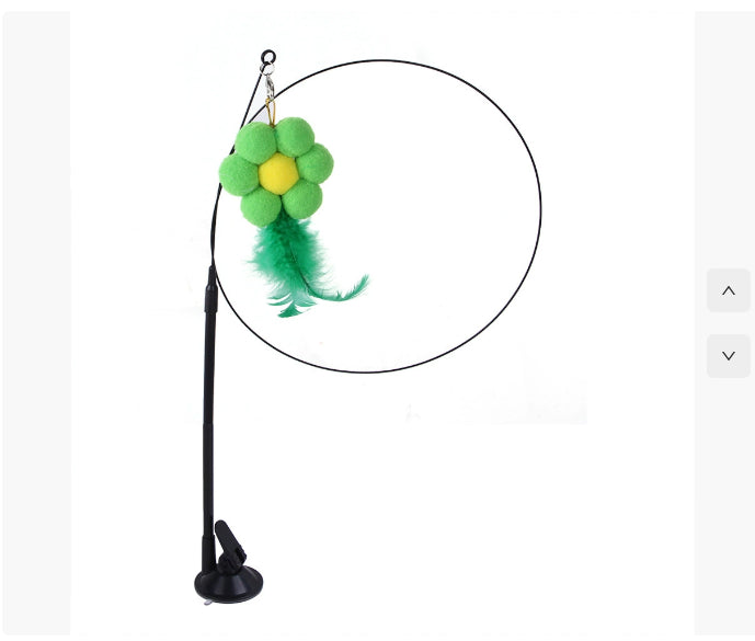 Cat Sucker Teaser Toy — Interactive Suction Cup Play Set