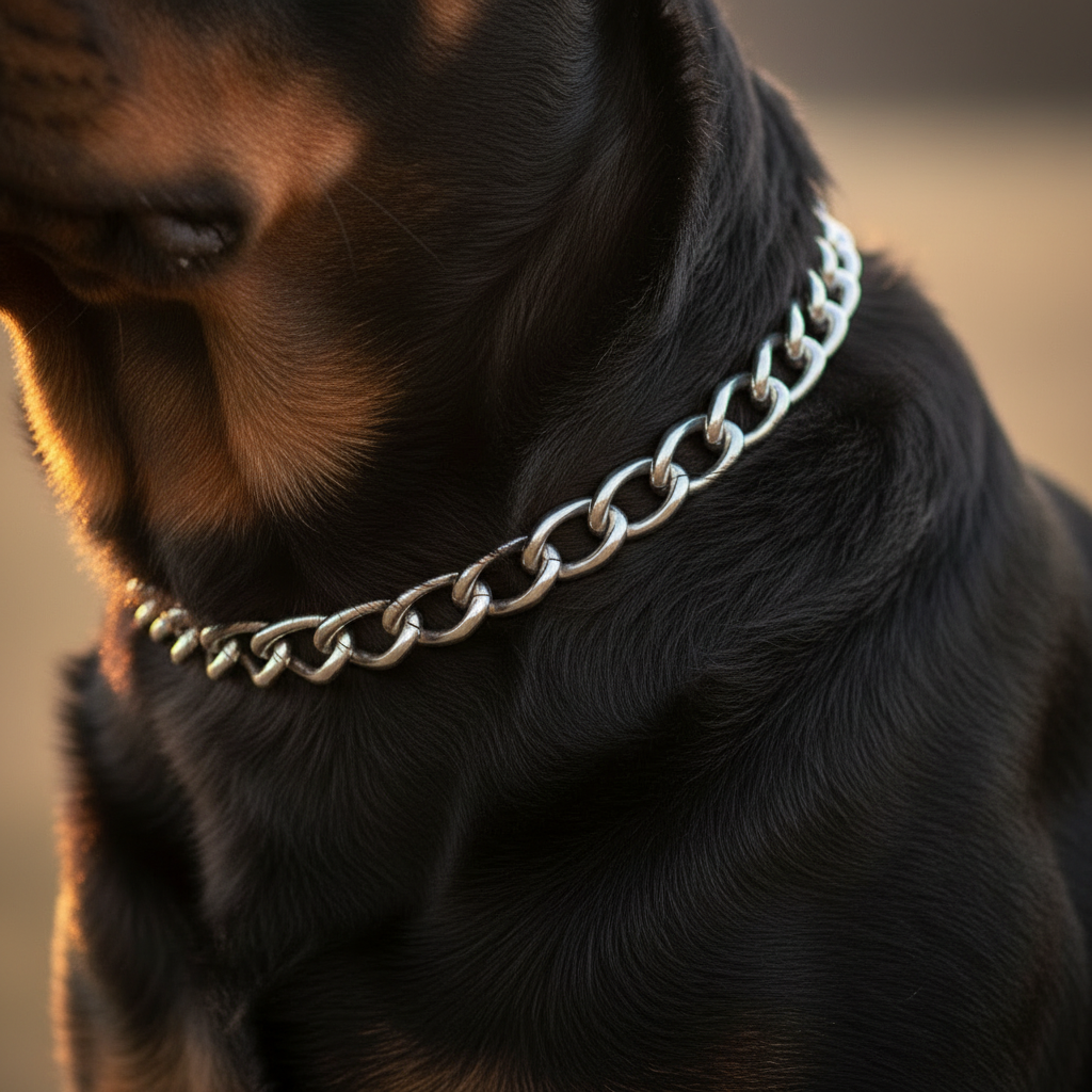 Zoomed Rottweiler Collar